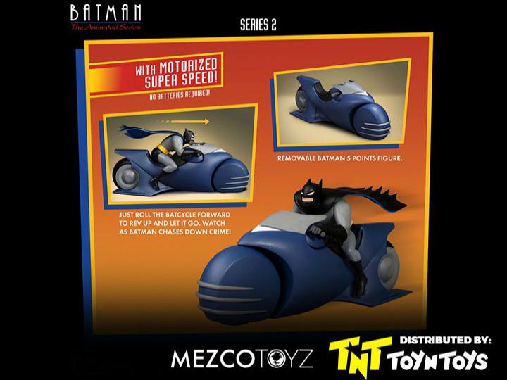 5 Points Batman: The Animated Batcycle Series 2