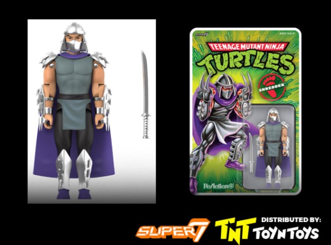 Teenage Mutant Ninja Turtles ReAction+ Wave 01 - Shredder
