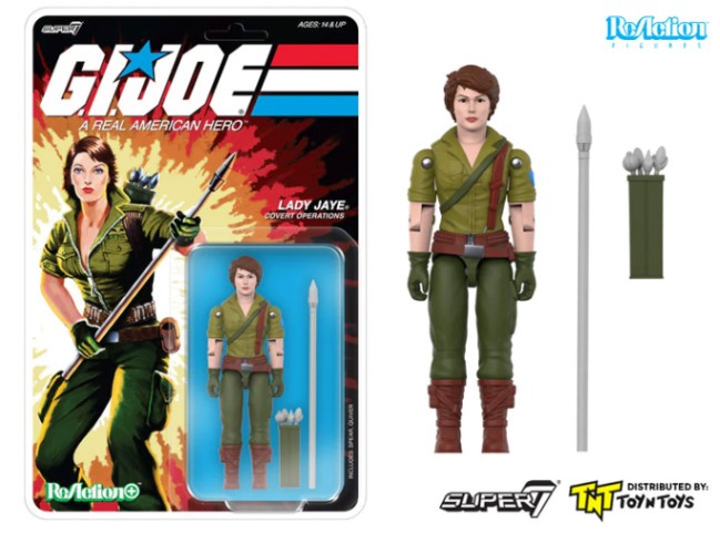 G.I. Joe ReAction+ Wave 09 - Lady Jaye  (Cartoon)