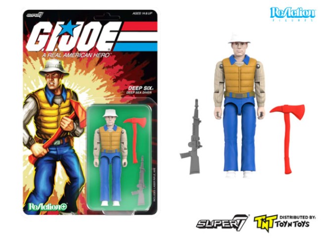 G.I. Joe ReAction+ Wave 09 - Deep Six (Comic)